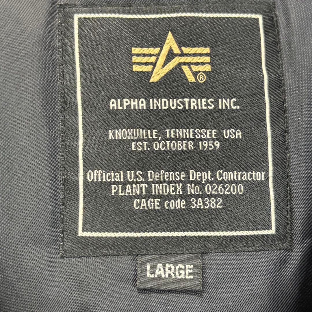 アルファ n3b フライト ジャケット ブルゾン アウター コート ブラック