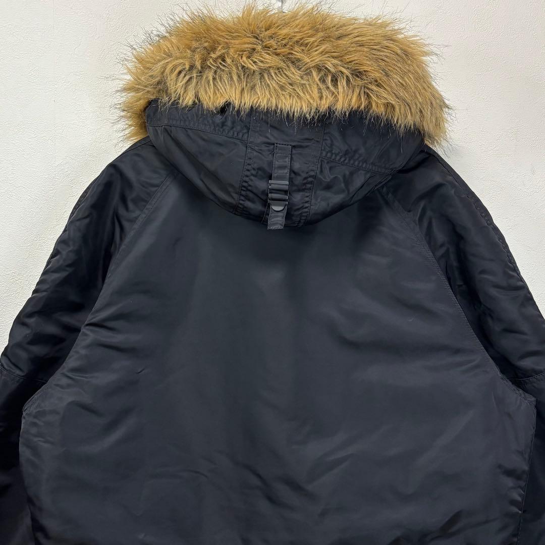 アルファ n3b フライト ジャケット ブルゾン アウター コート ブラック