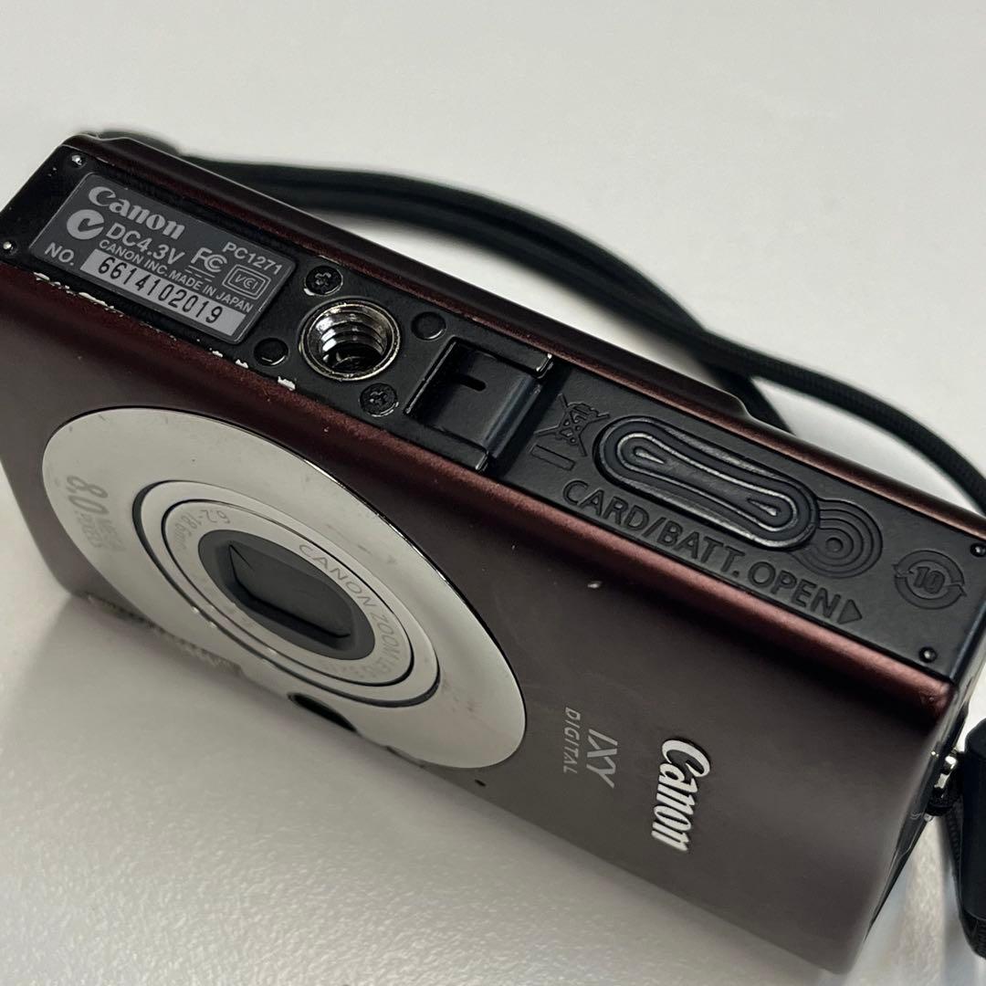 Canon IXY DIGITAL 20 ISコンパクトデジタルカメラ ブラウン