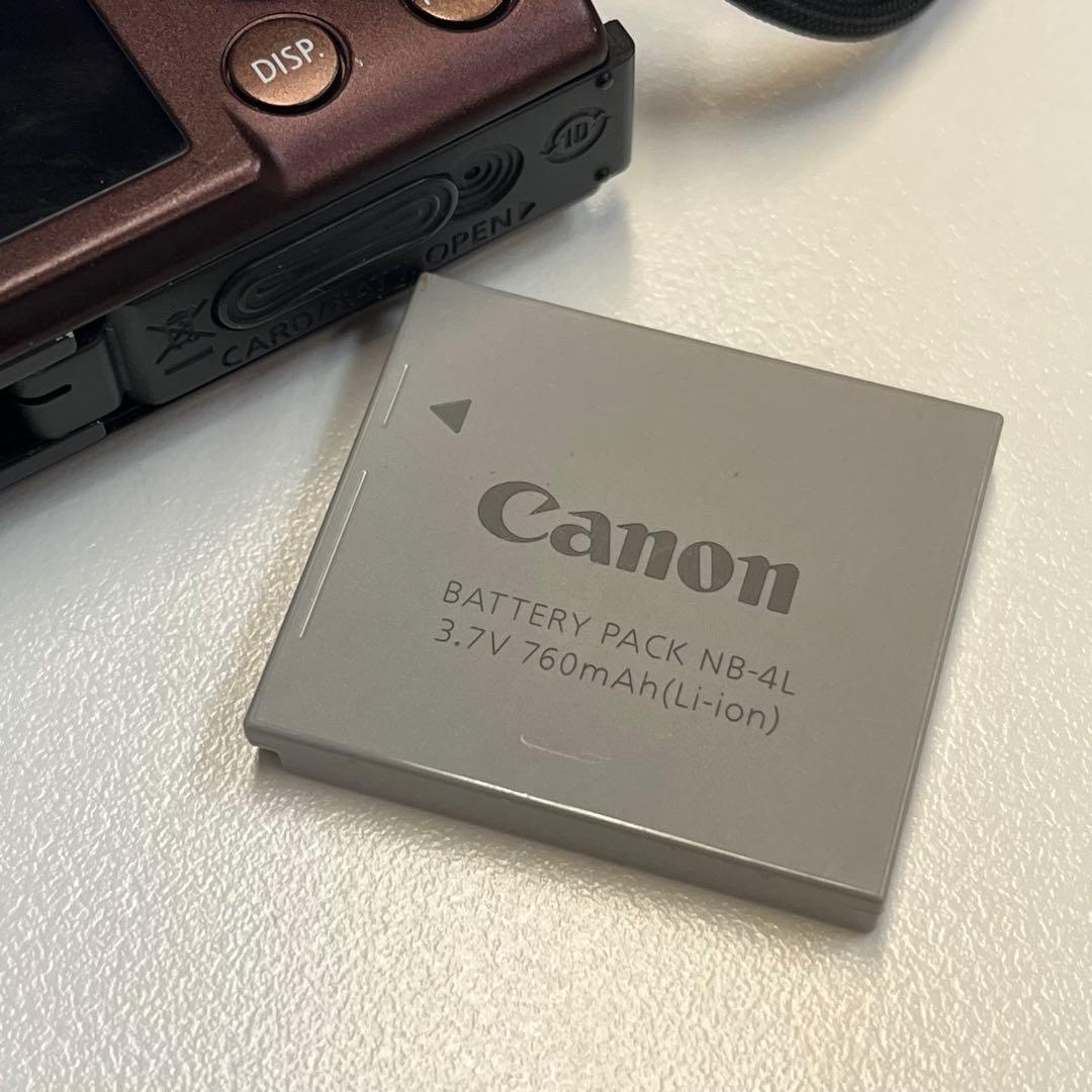 Canon IXY DIGITAL 20 ISコンパクトデジタルカメラ ブラウン