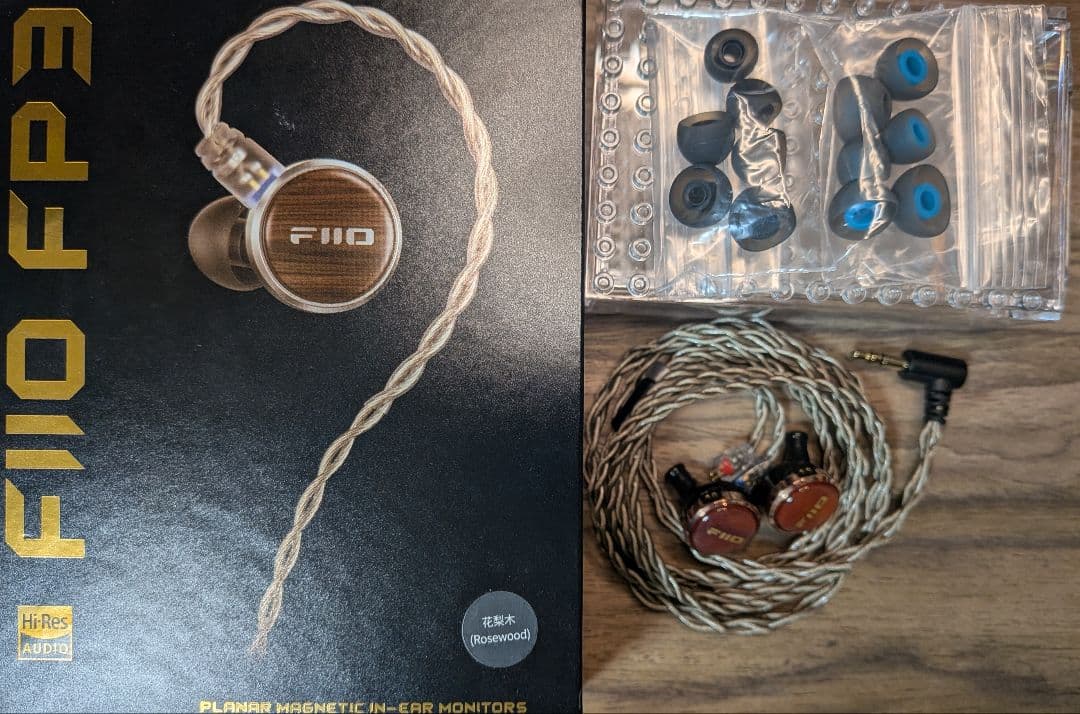FiiO FP3 リケーブル可能イヤホン Rosewood