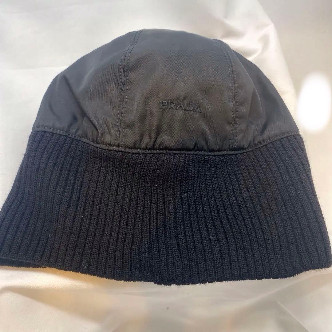 プラダ PRADA ビーニー ニット帽 ユニセックス