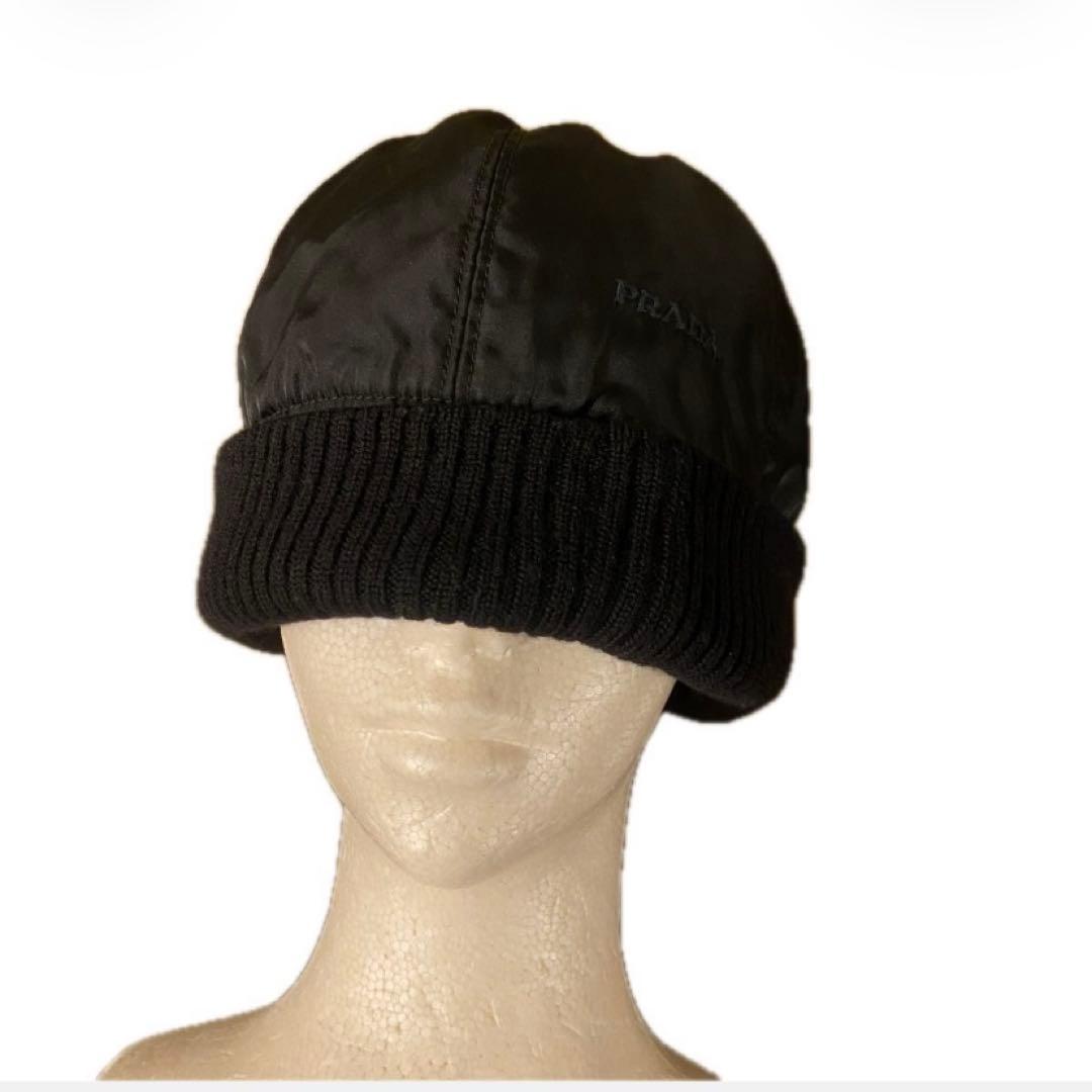 プラダ PRADA ビーニー ニット帽 ユニセックス