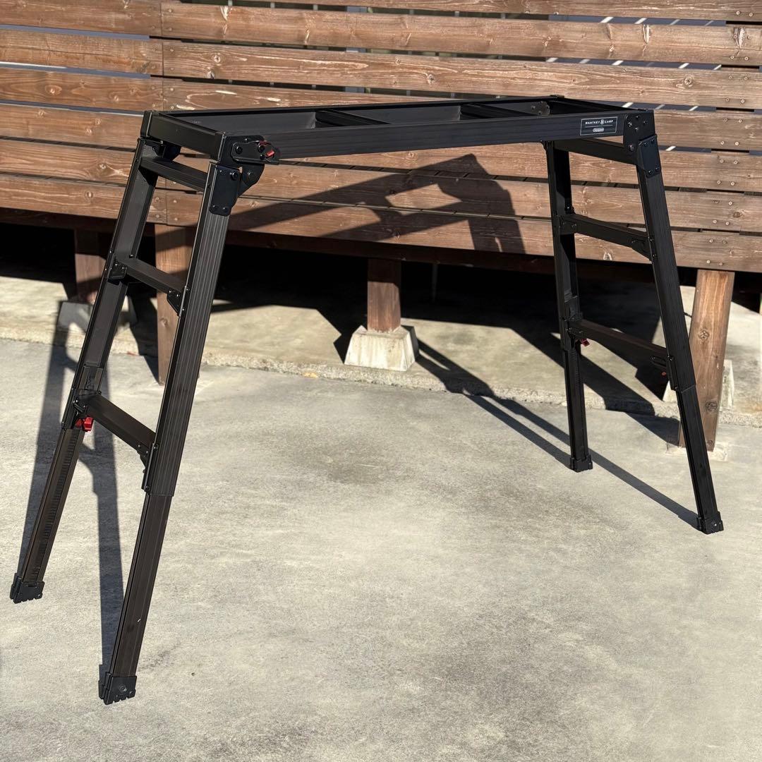 WANTKEY CAMP× Hasegawa 折りたたみグリルテーブル ブラック