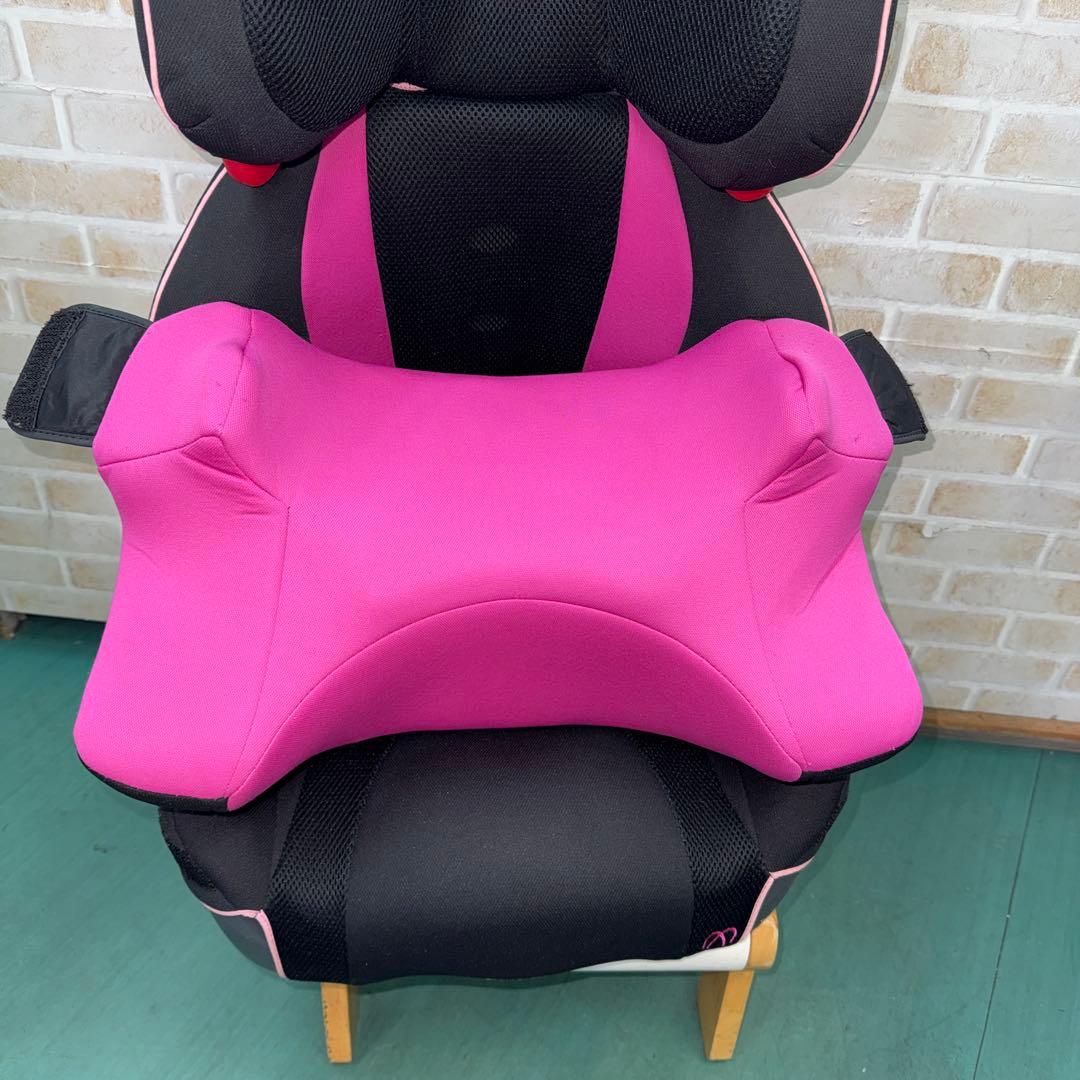 エールべべ　ジュニアシート　サラット3ステップV3 ローズ　1才から