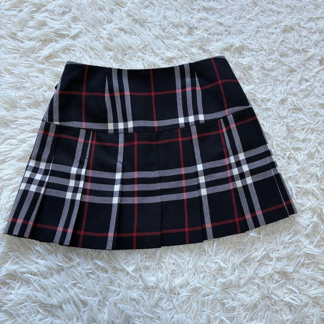 人気✨　バーバリーブルーレーベル　ミニスカート　プリーツ　Sサイズ　チェック柄