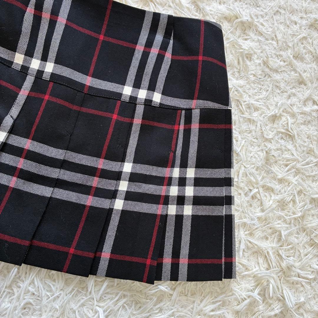 人気✨　バーバリーブルーレーベル　ミニスカート　プリーツ　Sサイズ　チェック柄