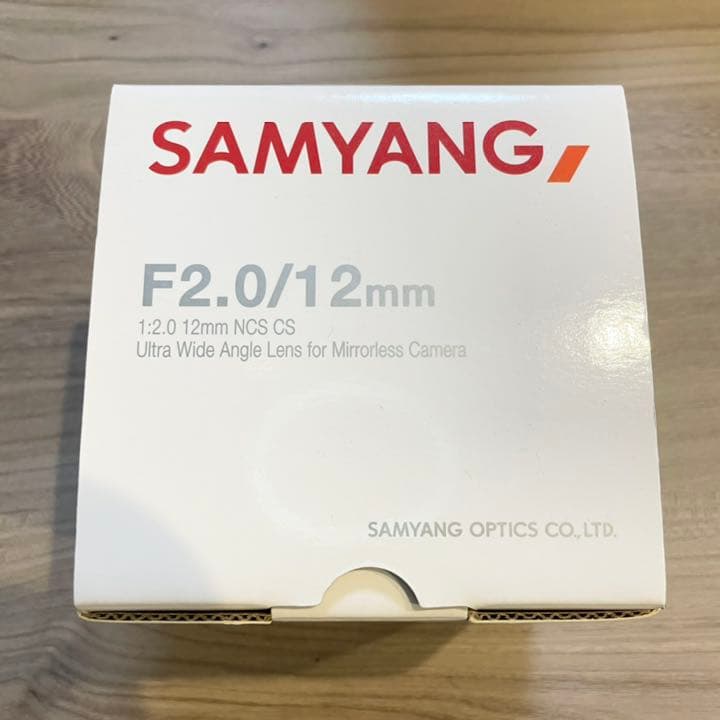 美品｜SAMYANG サムヤン 12mm F2.0 Xマウント FUJIFILM