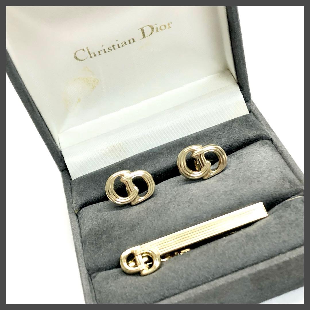 【美品✨】　Christian Dior タイピン　カフス　セット　ヴィンテージ