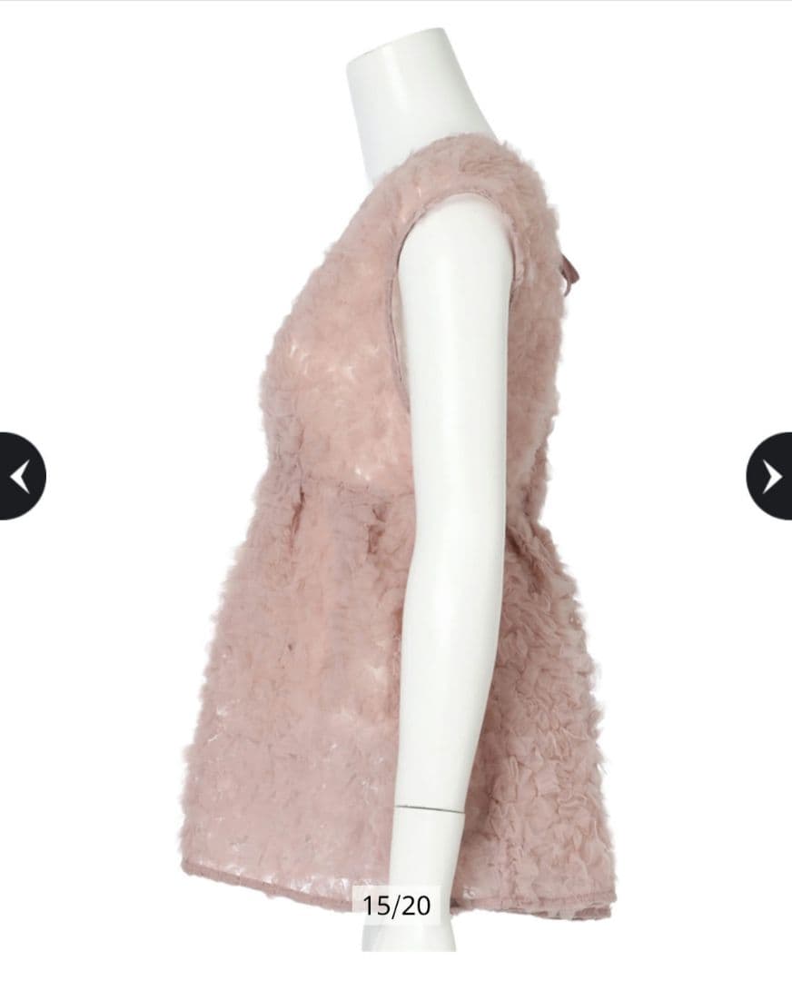 マイストラーダ　デコラチュールブラウス　ピンク　Sサイズ