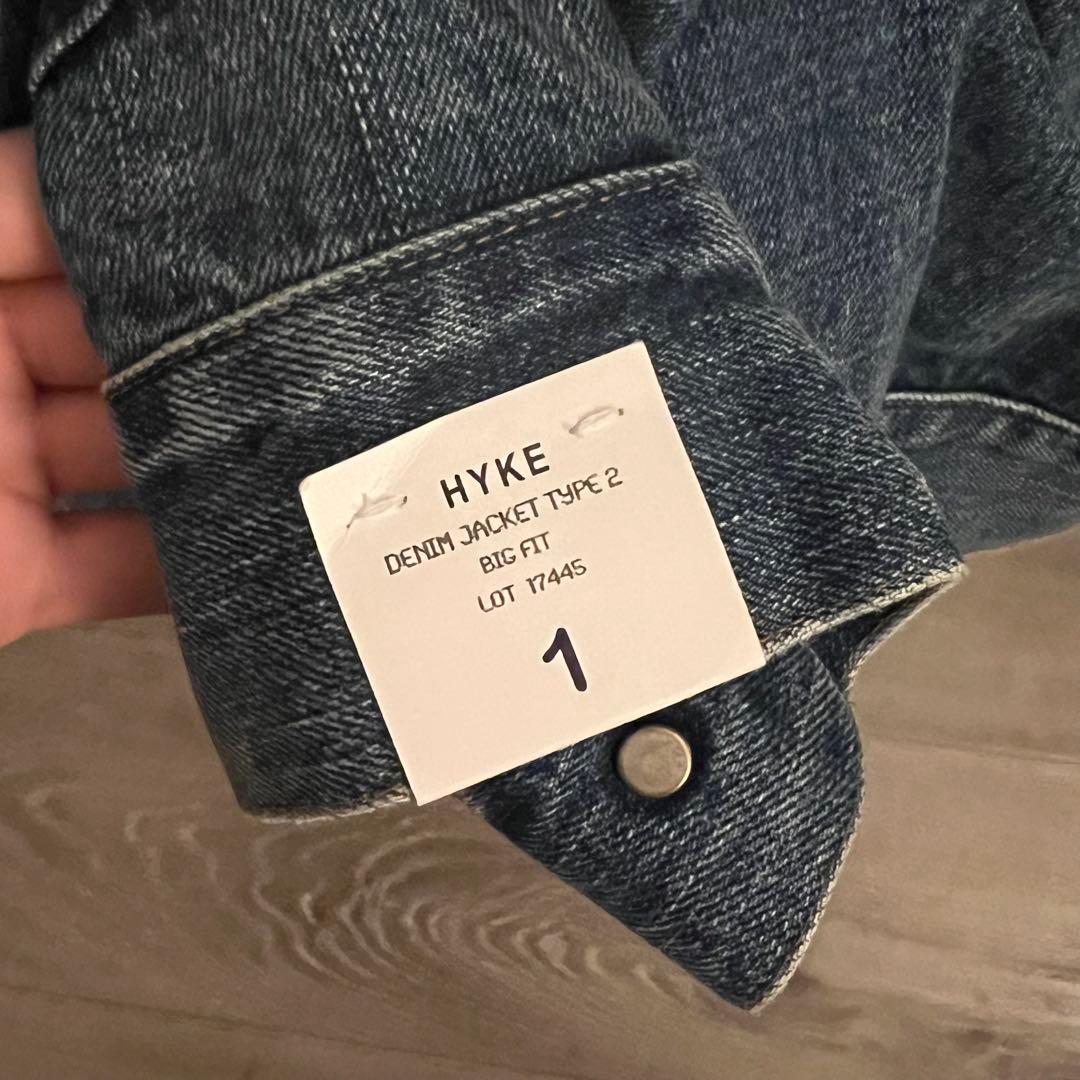 HYKE バルーンスリーブデニムジャケット type2