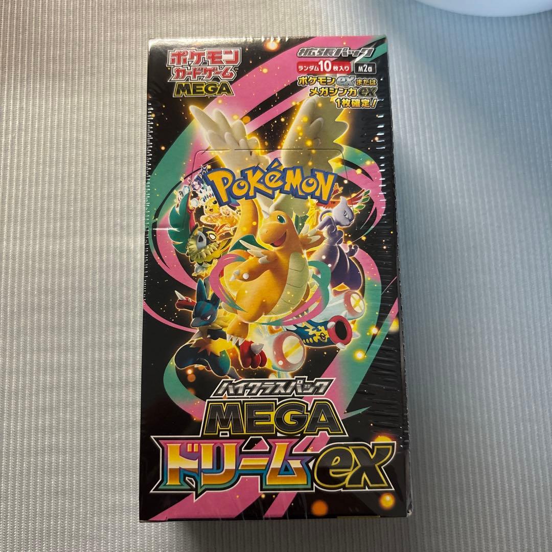 ポケモンカードゲーム　MEGAドリームex 未開封シュリンク付　BOX