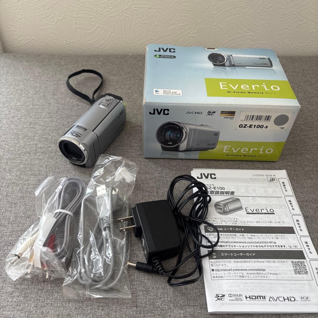 JVC GZ-E100s ビデオカメラ