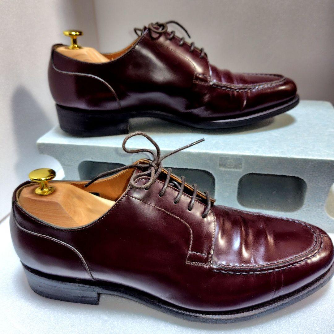 美品 NEWYORKER NY206 Uチップ 28.0cm ボルドー