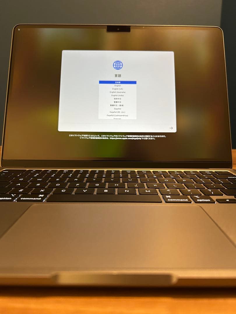 13インチ MacBook Air M2 16GB 512GB 最大容量97%