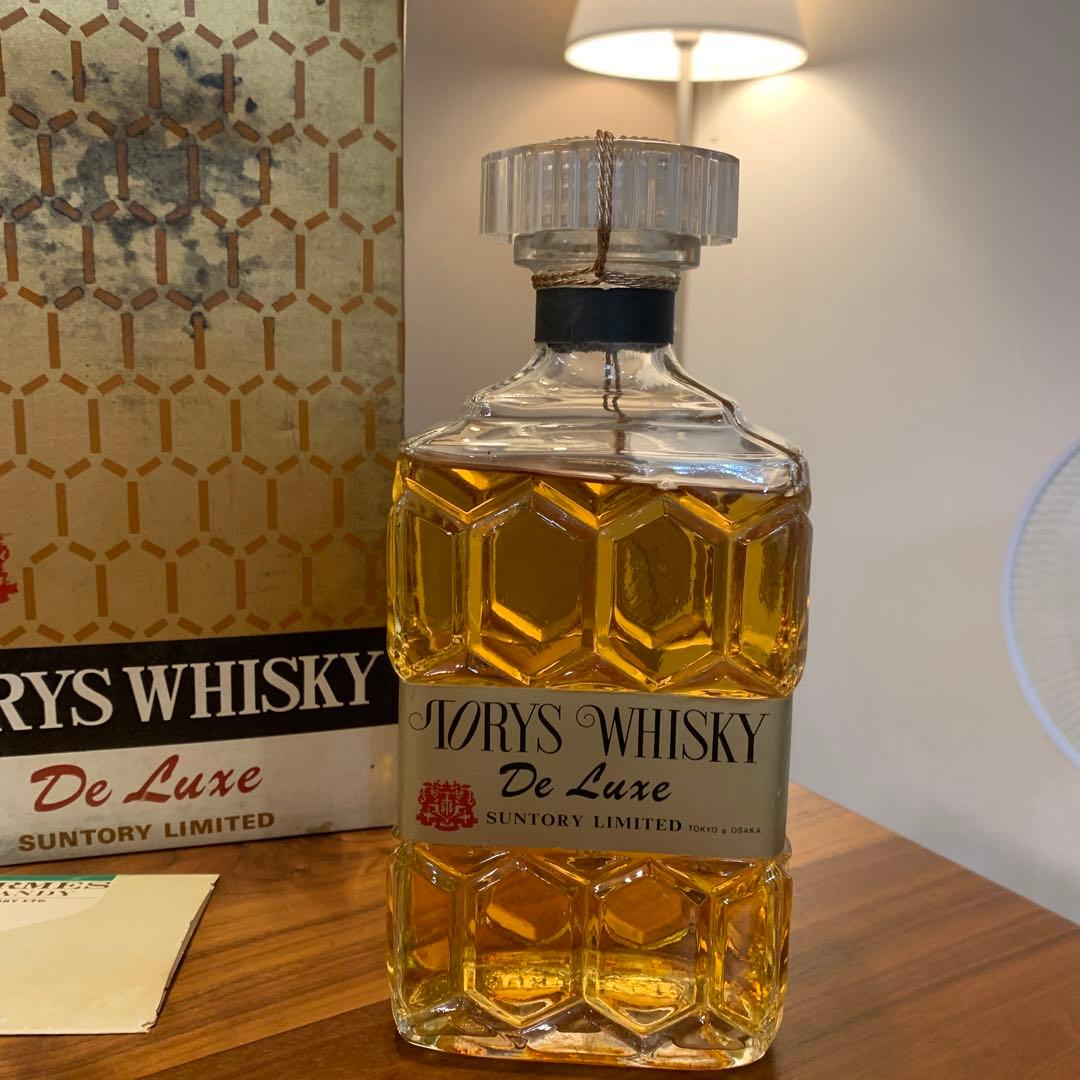 美品　サントリー　トリス　ウイスキー　37度　デラックス　古酒　箱付き　未開封