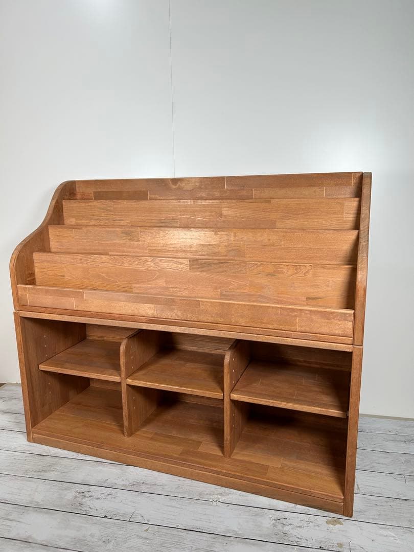 にゃちびる様　絵本棚　チーク②