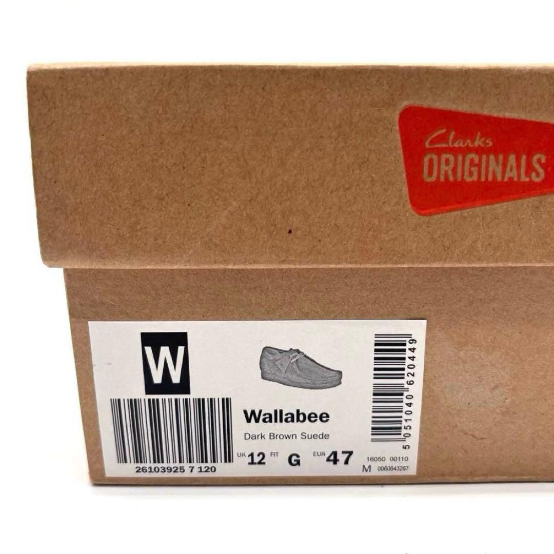 ✨新品未使用✨キングサイズ✨クラークス　ワラビー　スエード　UK12　30cm