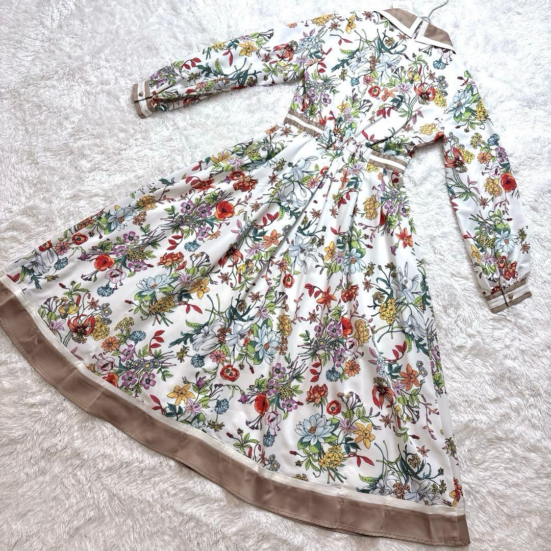タグ付きemiriawiz エミリアウィズ 花柄ワンピース M 上品 フレア