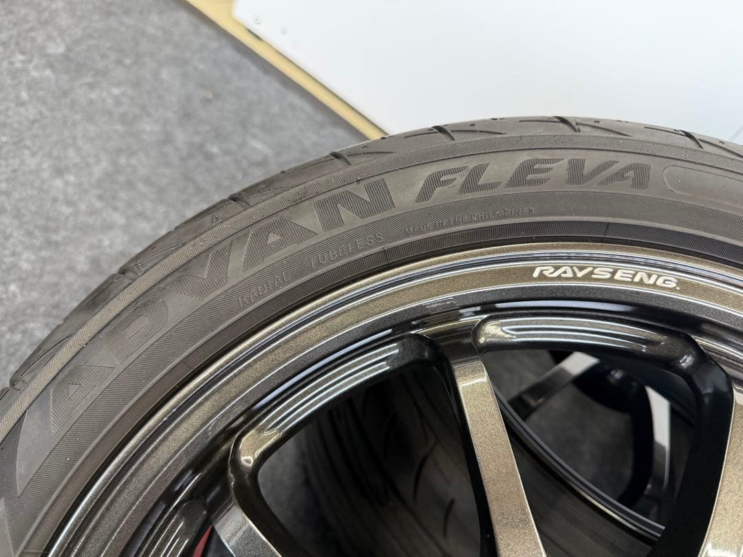 『美品』RAYS 17インチ VOLKRACING CE28タイヤホイールセット