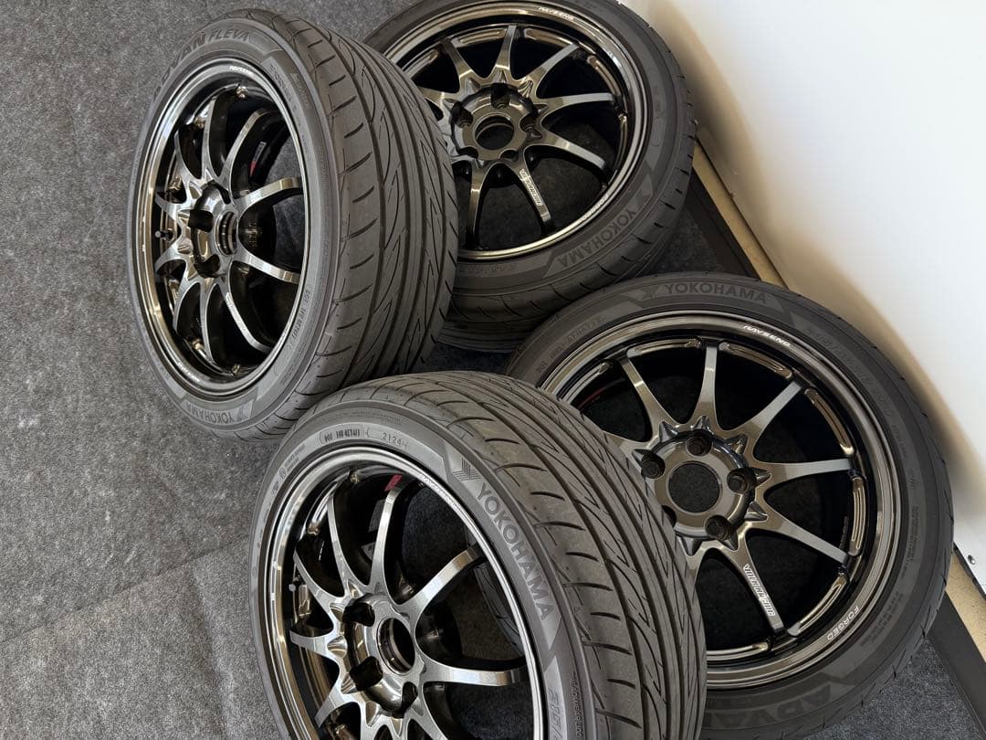 『美品』RAYS 17インチ VOLKRACING CE28タイヤホイールセット