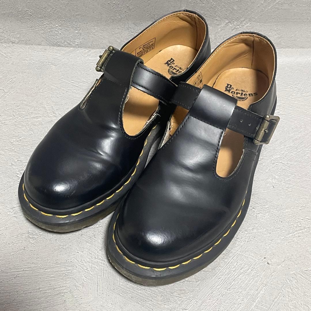 【こー】Dr.martens Polley Tバーシューズ UK5 24