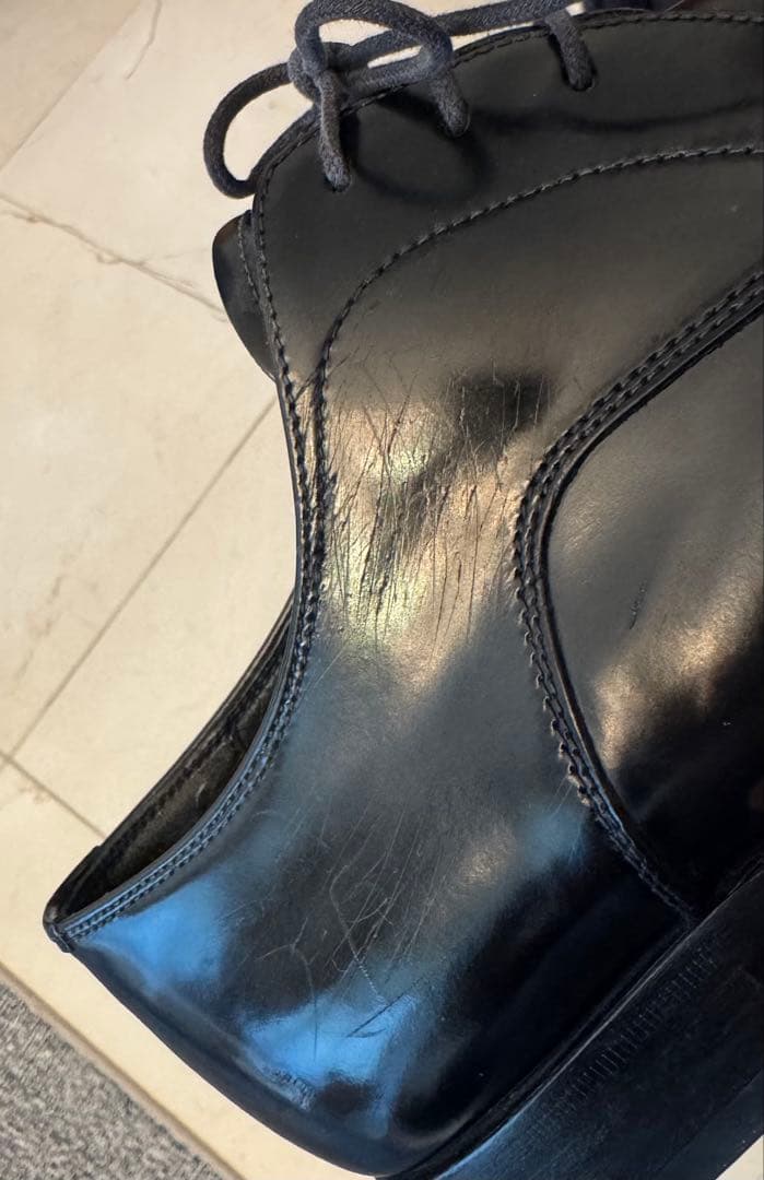 PRADA⭐️ ブラック ドレスシューズ キャップトゥ