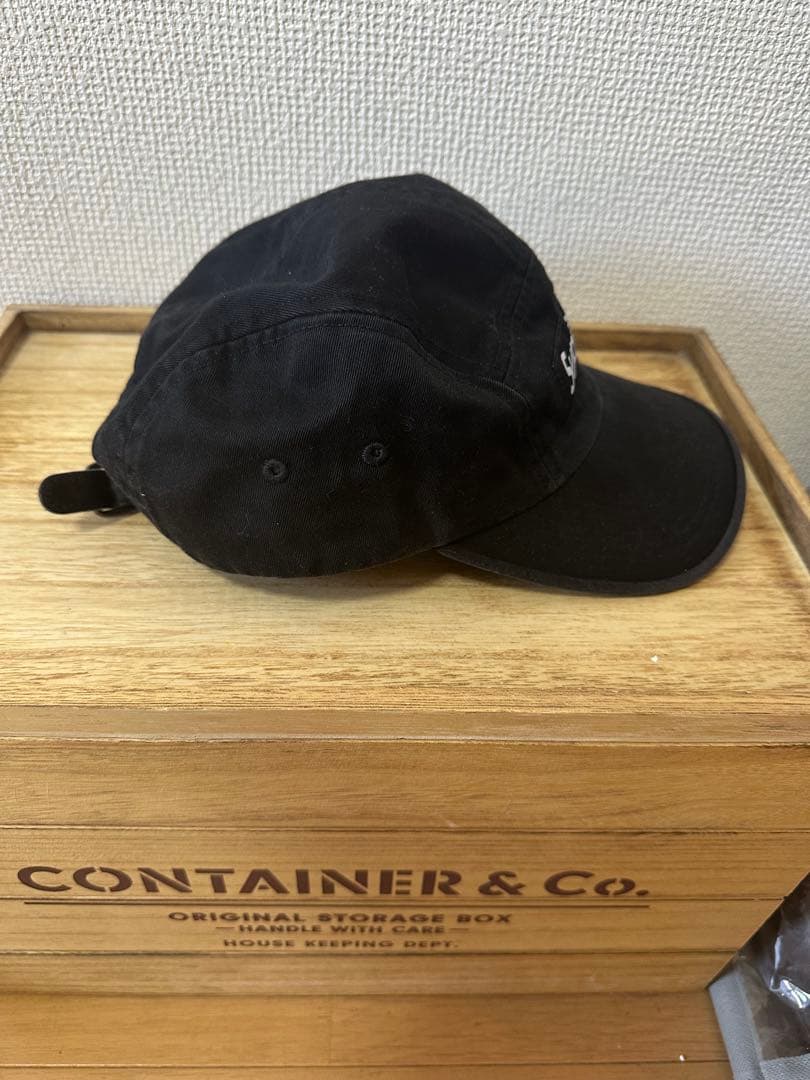 【確実正規品】supreme black camp cap黒