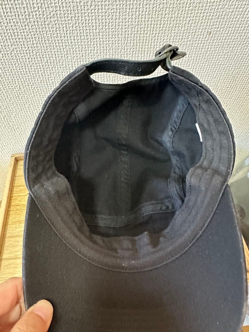 【確実正規品】supreme black camp cap黒