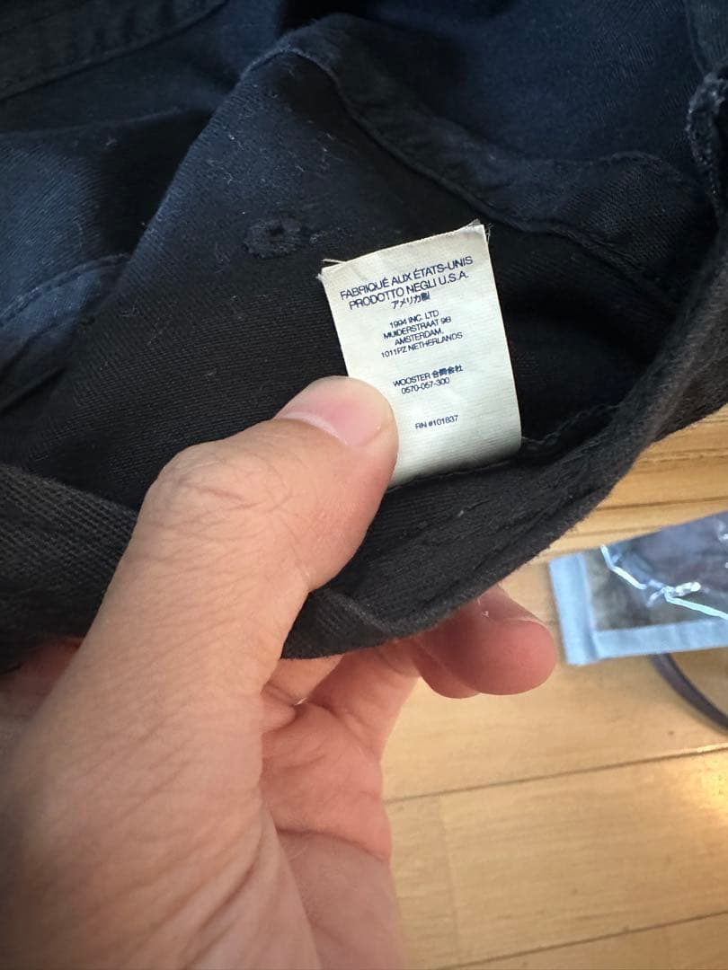 【確実正規品】supreme black camp cap黒