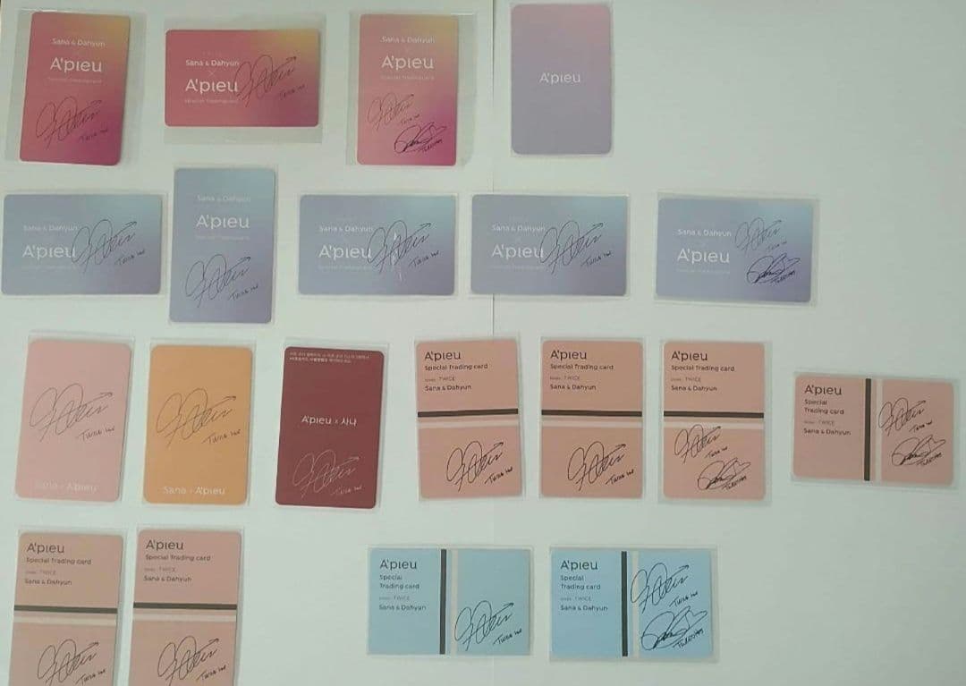twice　トレカ　A'pleu アピュー　サナ