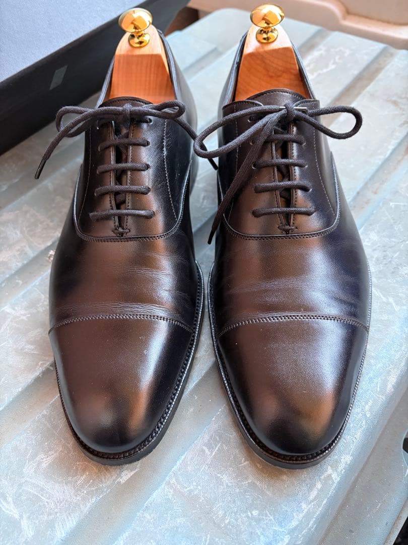 【年始特価】GAZIANO & GIRLING ブラック ドレスシューズ7E