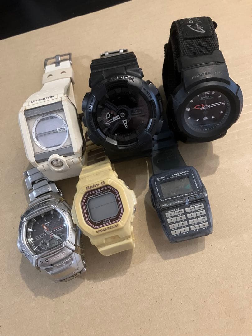 D*a様 G-SHOCKとCASIOのデジタル腕時計セット