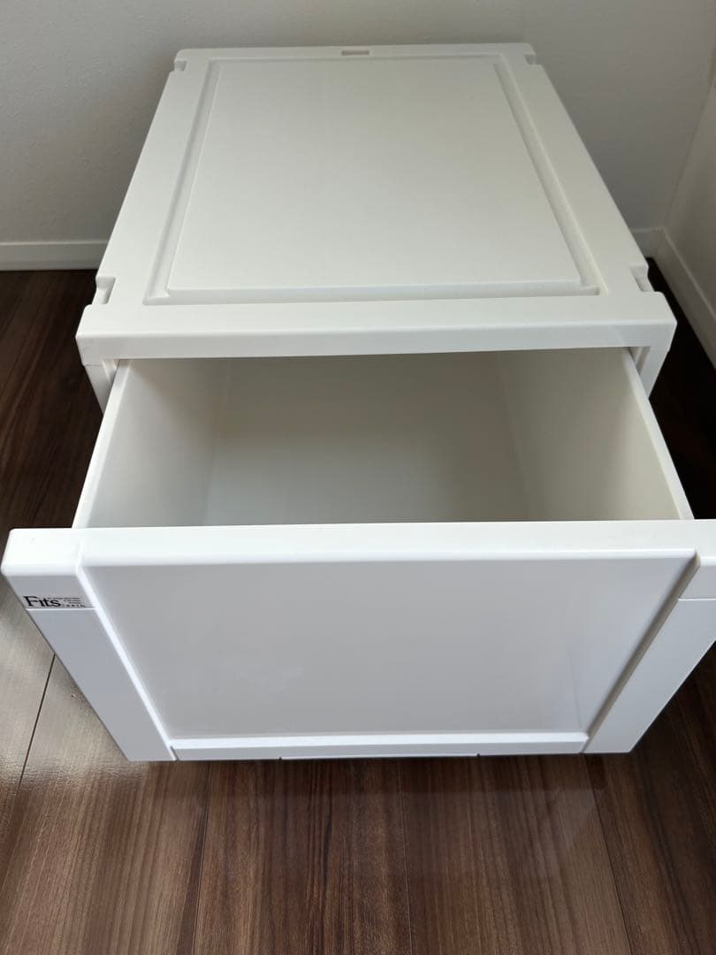 美浜の岩ちゃん　【美品】フィッツ　ユニットケース　ホワイト　3個セット