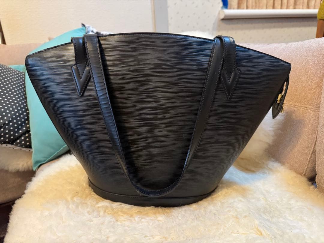 Louis Vuitton エピレザー ブラック トートバッグ