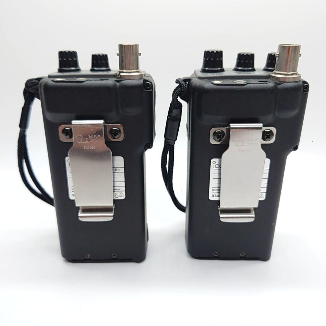 ICOM　広帯域受信機　IC-R1　2台セット　新品購入後保管品