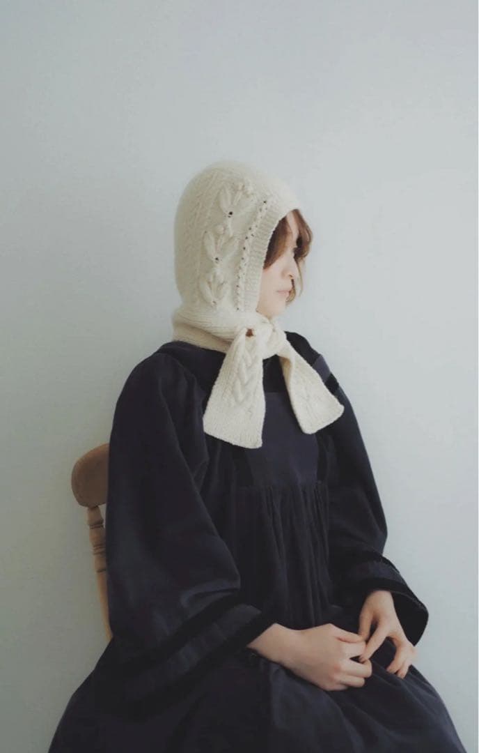 YUKI FUJISAWA ニットキャップ今期WHITE