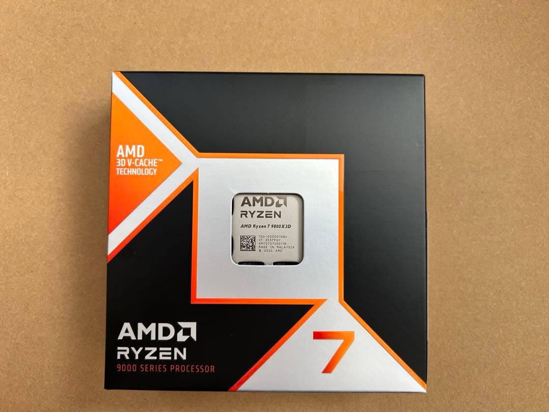 【新品未使用】AMD Ryzen 7 9800X3D 国内正規品 未開封