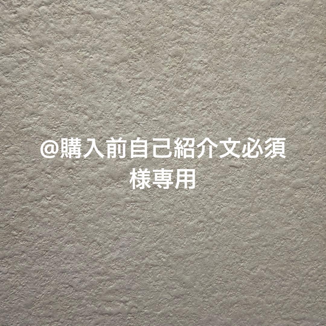 @購入前自己紹介文必須　