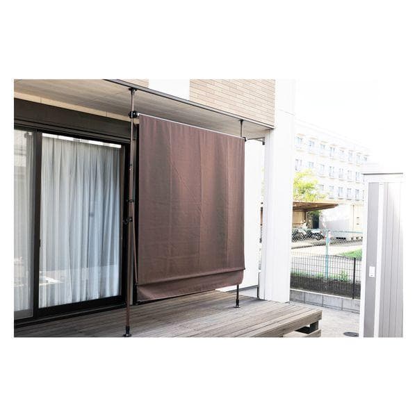 送料無料　谷村実業 物干竿付 オーニングIV TAN-900-20A(BR)