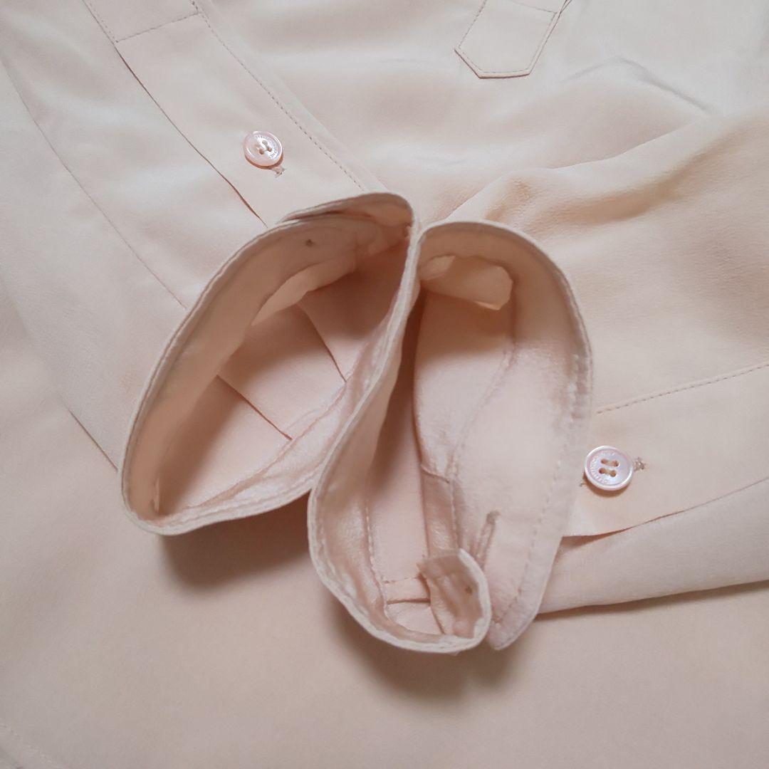 【極美品】STELLA McCARTNEY シルクブラウス バンドカラー