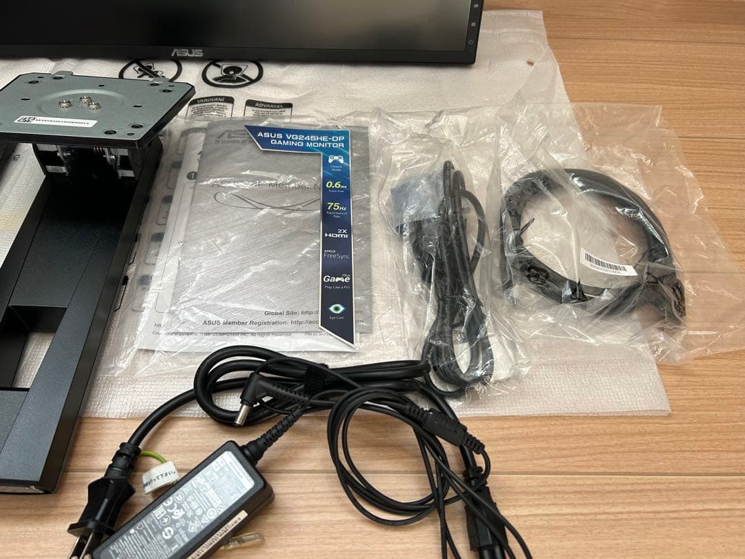 ASUS VG245HE-DP - ドスパラ限定モデル(箱なし)