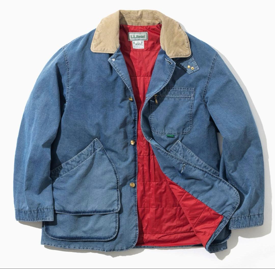 【レア希少】新品ꕥL.L.Beanインサレーテッド インディゴ フィールドコート