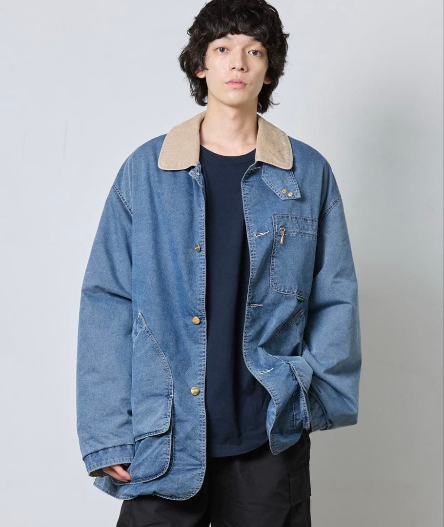 【レア希少】新品ꕥL.L.Beanインサレーテッド インディゴ フィールドコート