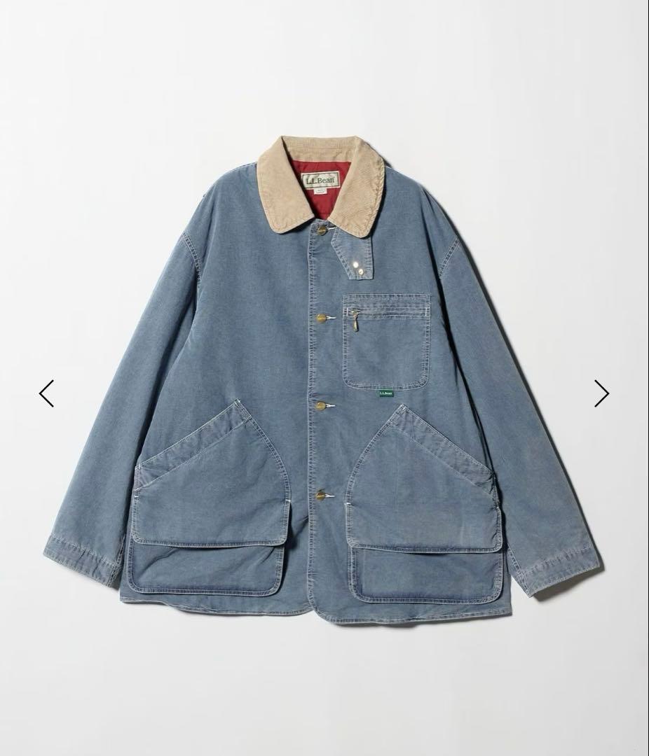 【レア希少】新品ꕥL.L.Beanインサレーテッド インディゴ フィールドコート