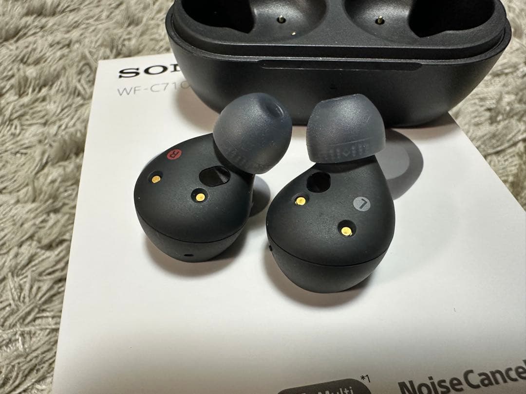 【保証書付】SONY WF-C710N ワイヤレスイヤホン 黒