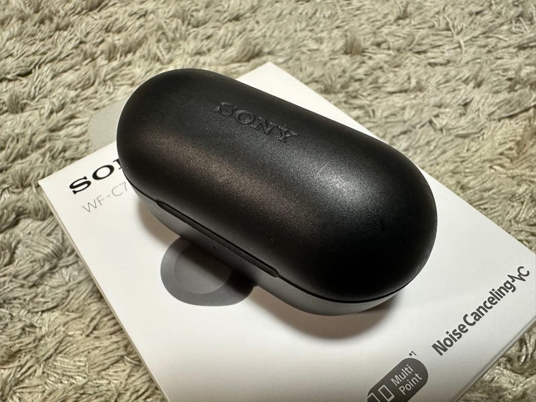 【保証書付】SONY WF-C710N ワイヤレスイヤホン 黒