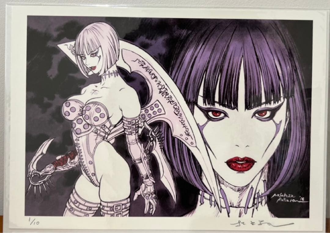 桂正和　直筆サイン入り複製原画