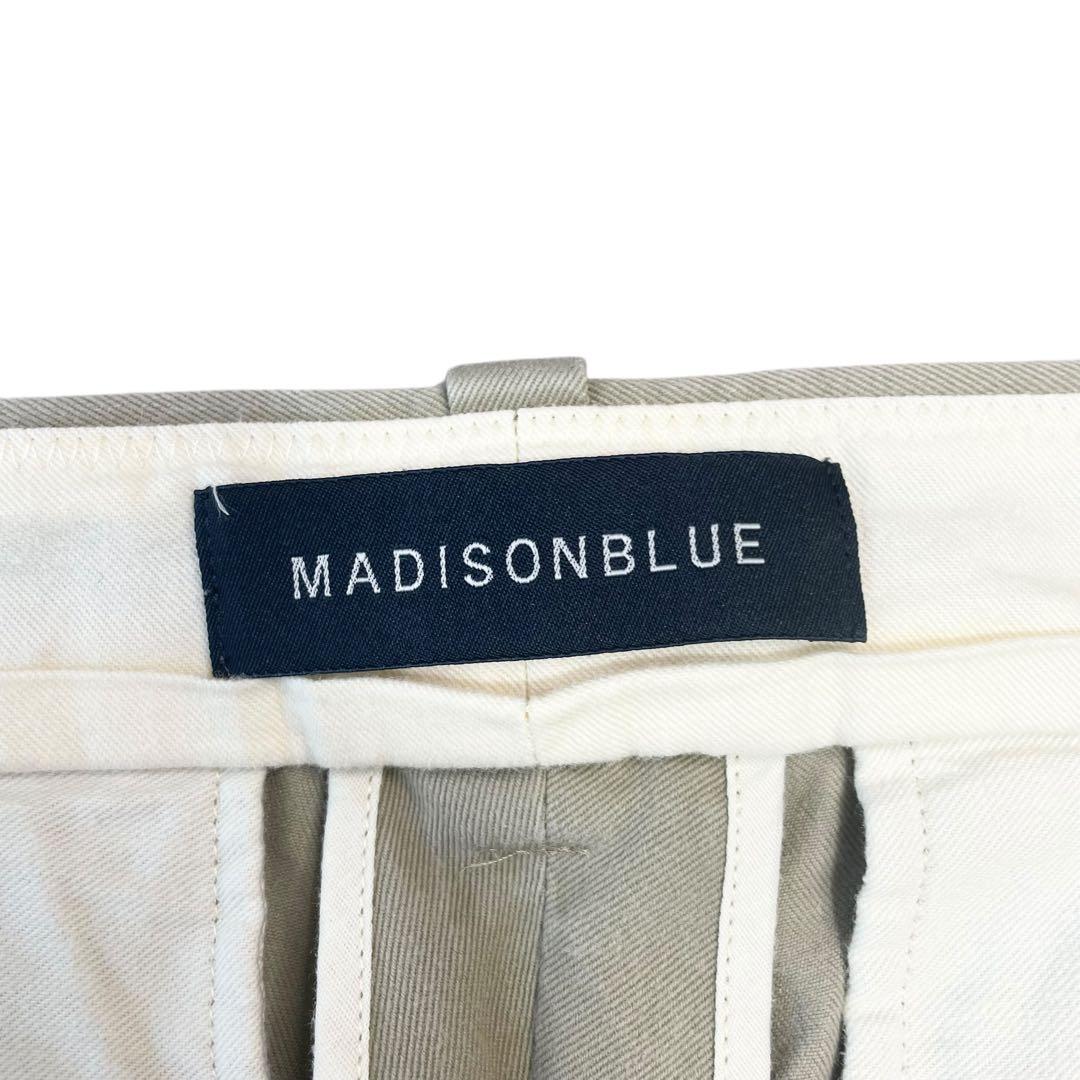 極美品✨マディソンブルー チノパン ハイウエストパンツ ワイド ベージュ 01