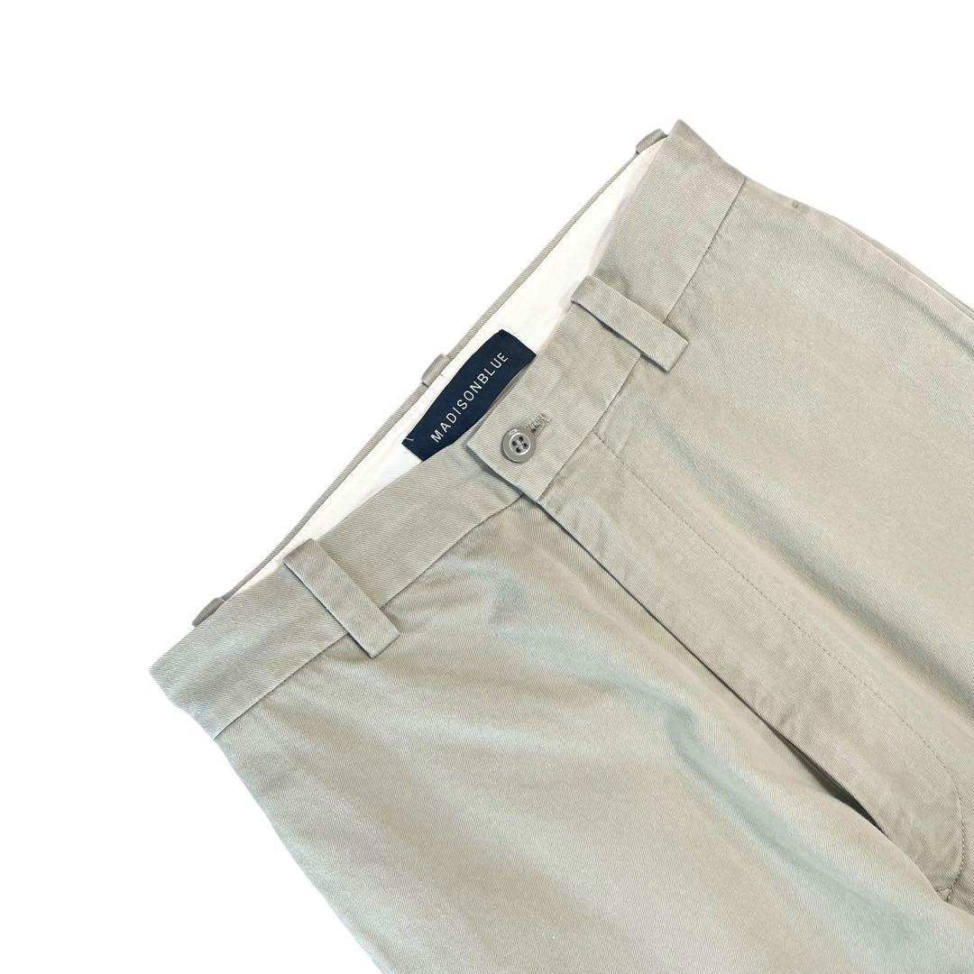 極美品✨マディソンブルー チノパン ハイウエストパンツ ワイド ベージュ 01